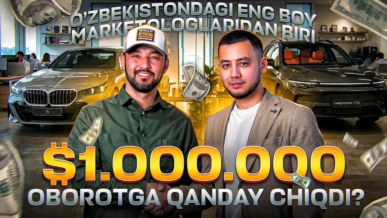 Marketing biznesidan million topsa bo'ladimi? Foyda marketing asoschisi Akbarjon Botiraliyev