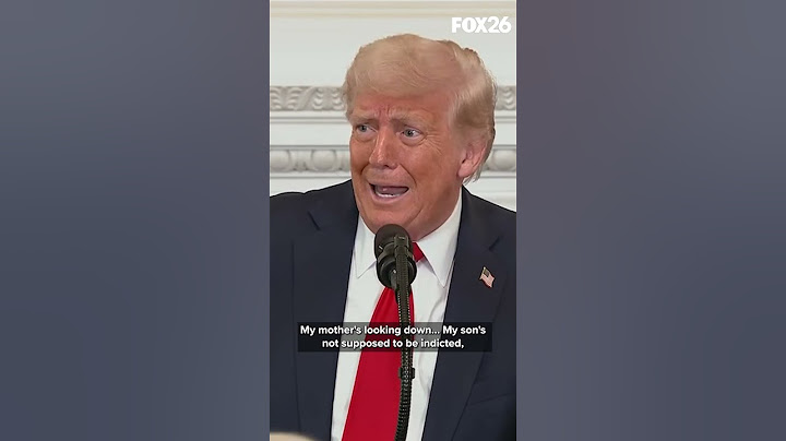 President Trump says indictments and impeachment charges were all bullsh*t