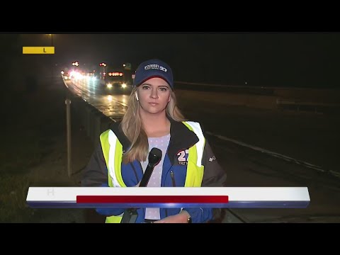 Crash closes part