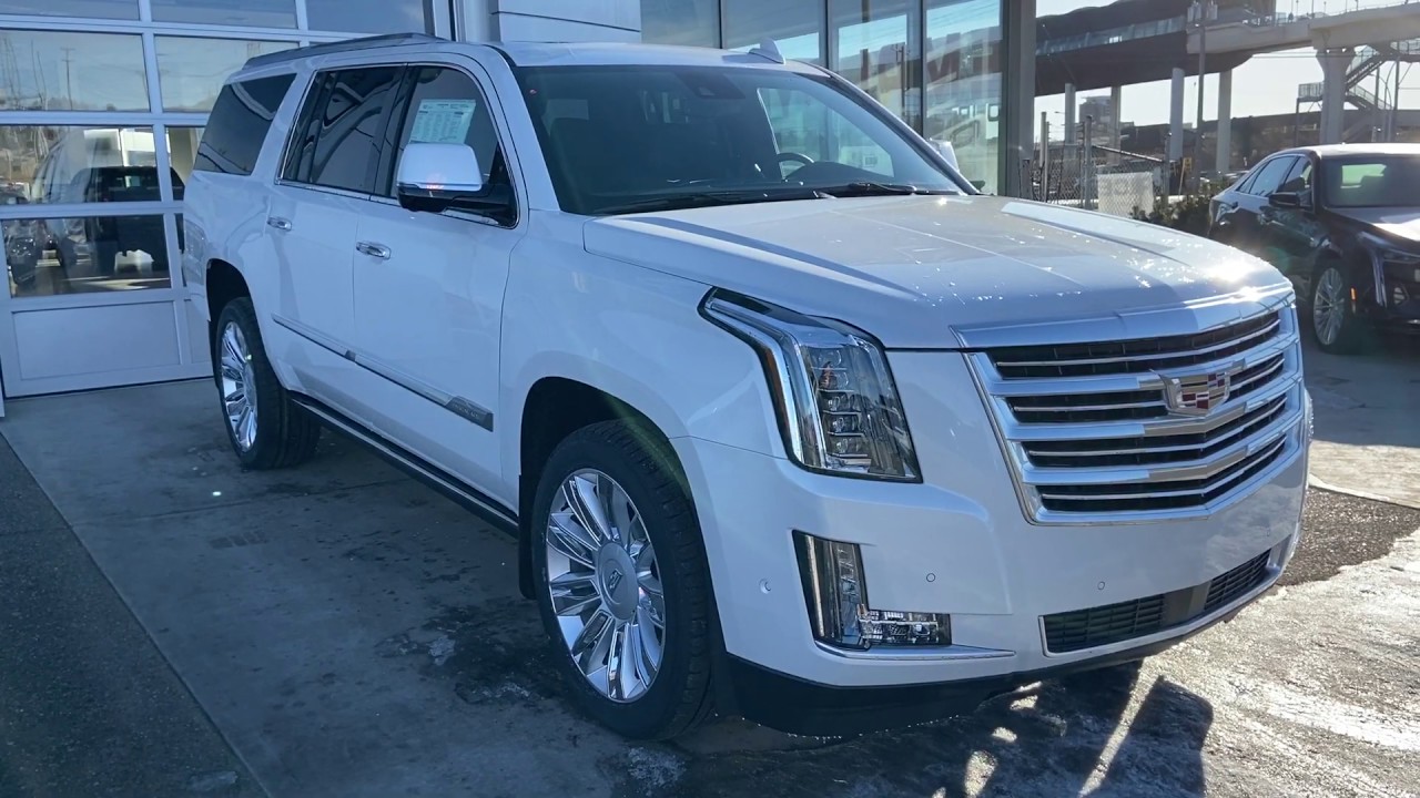 New White 2020 Cadillac Escalade ESV Platinum Review - GSL GM City