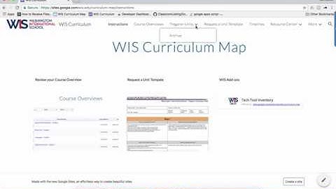 Curriculum Mapping: Tech Tool Inventory Tutorial Part 1