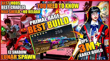 ONCE HUMAN BEST PRIMAL RAGE BUILD WITH HUGE DPS 3M+ AFTER UPDATE ENDGAME MP5 BUILD FOR LUNAR ORACLE