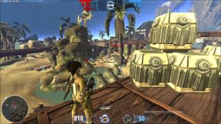 Firefall Beta PvP Team Deathmatch with Recon on Sunken Harbor