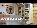 Maximizing garage workshop storage  spray paint and chemical cans