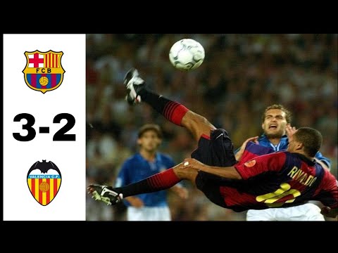 FC Barcelona 3-2 Valencia CF (Liga 2000/01 última jornada) | Rivaldo hattrick