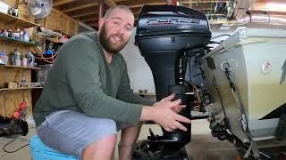 how to change lower unit(foot) oil on a force by mercury marine