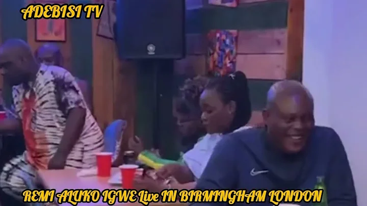 REMI ALUKO IGWE'S PERFORMANCE LIVE IN BIRMINGHAM LONDON