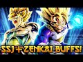 1.5 MIL ONE STRIKE CARD?! EX SSJ GOKU ZENKAI BUFFED + SSJ BUFFED! | Dragon Ball Legends PvP