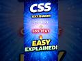 CSS Text Shadow 🔥 | Glow Effect in 7 Sec