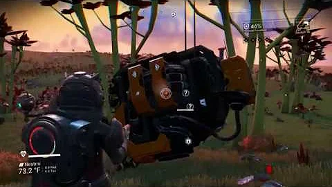 No Man's Sky Next - Sentinel Walker Starship Battle, Walker Brain Acquired PS4 Pro Gameplay (2018)