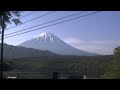 西湖ライブカメラ タイムラプス映像（2026年5月19日） 提供：UTYテレビ山梨