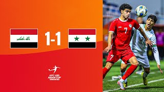 ملخص مباراة العراق 1-1 سوريا - كأس آسيا تحت 20 عاماً