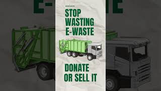 Donate or sell your E-Waste  #ewasterecycling #worldgreenewaste #recycling #ewaste #computer