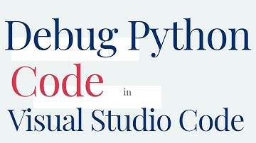 Debug Python Code in VS code