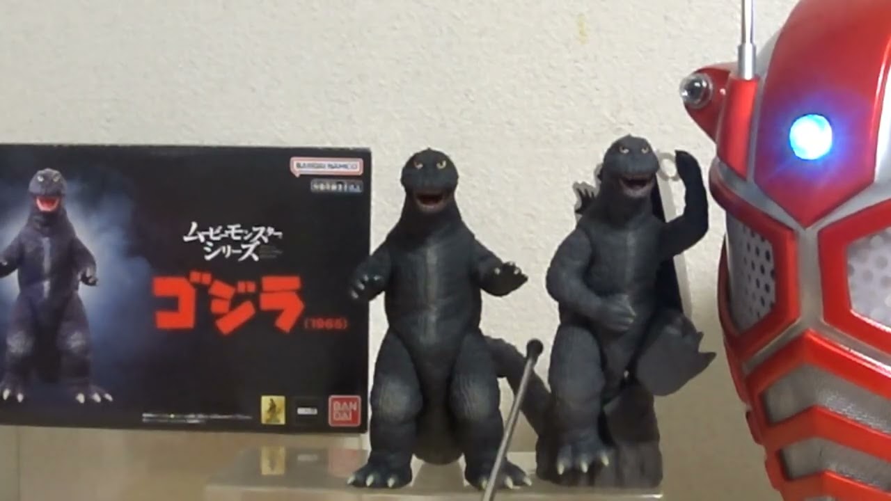 ターボライダー第１８６３話　　ムービーモンスターシリーズ　ゴジラ（１９６５）プレミアムバンダイ限定　ソフビ　開封動画