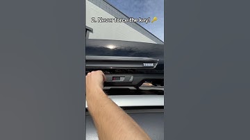 Thule Motion 3 cargo box tips! #thule #roofbox #roofrack