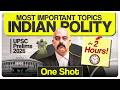 Most Important Polity Topics in 2 Hours! | One Shot | UPSC Prelims 2026 | Dr Sidharth Arora