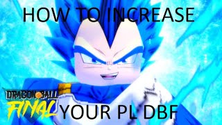 Beginners Guide on How to Increase Your Power Level and Strength🔥In Dragon Ball🐉Final Remastered