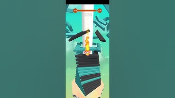 Stack ball rolling level 🎚️315 Super fast finish 💥🚀#gaming #ballgames #editing #newvideo #stackball