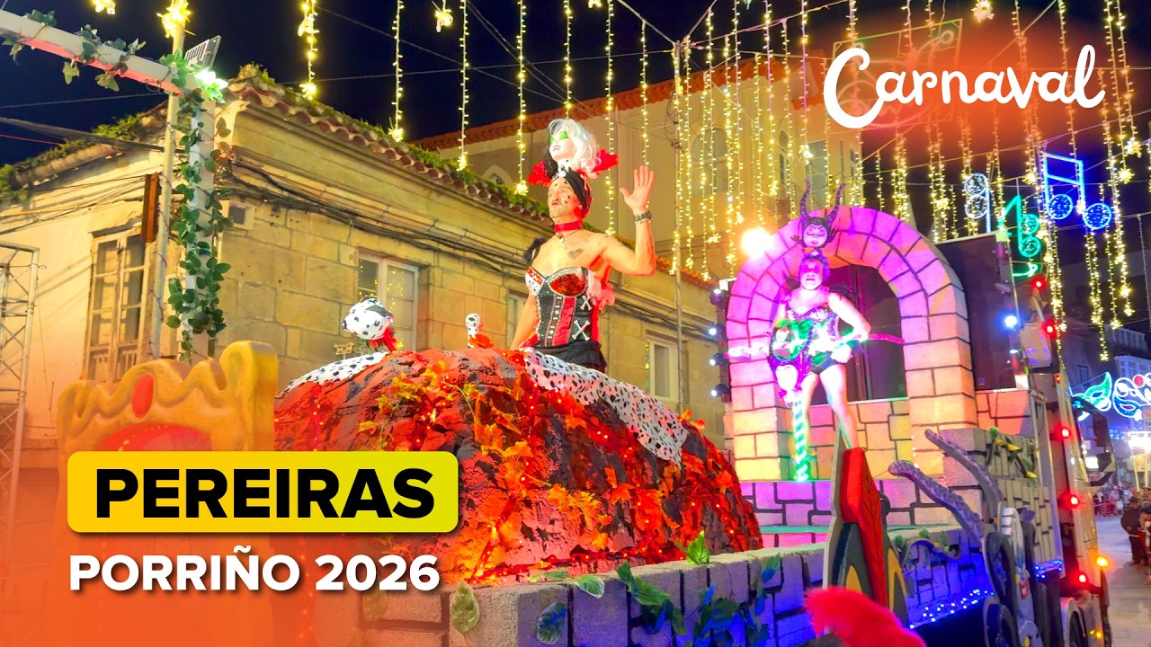 Comparsa de PEREIRAS de MOS 🥳 | CARNAVAL de Porriño 2026 🎭