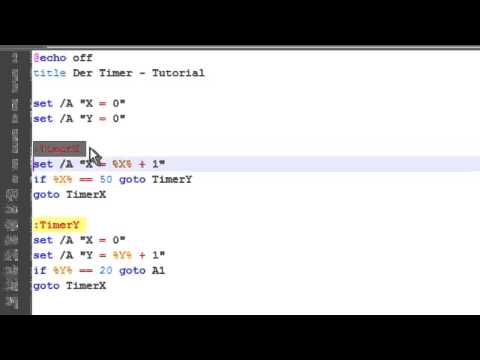 Tutorial - Batch Timer erstellen [HD]