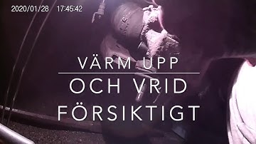 bromsslang byte på ford transit spara 400 kr / brake hose change on ford transit