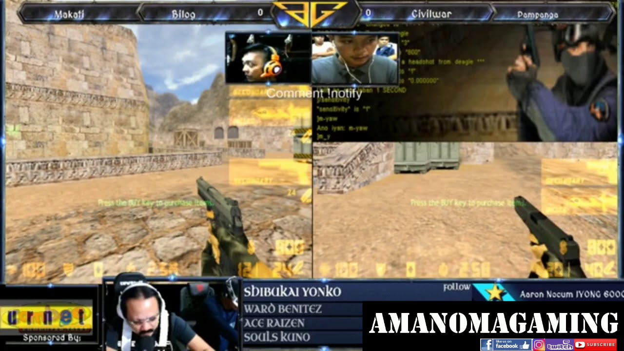 Bilog vs CivilWar aka BATA Bracket E Counter Strike 1.3 Tournament