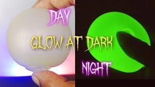 Glow at dark ball |#Glowatnight #stickyball #stressball Glowing in The Dark😜✨