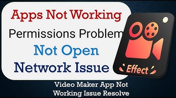 How To Fix Video Maker App not working | Not Open | Space Issue | Network & Permissions Issue