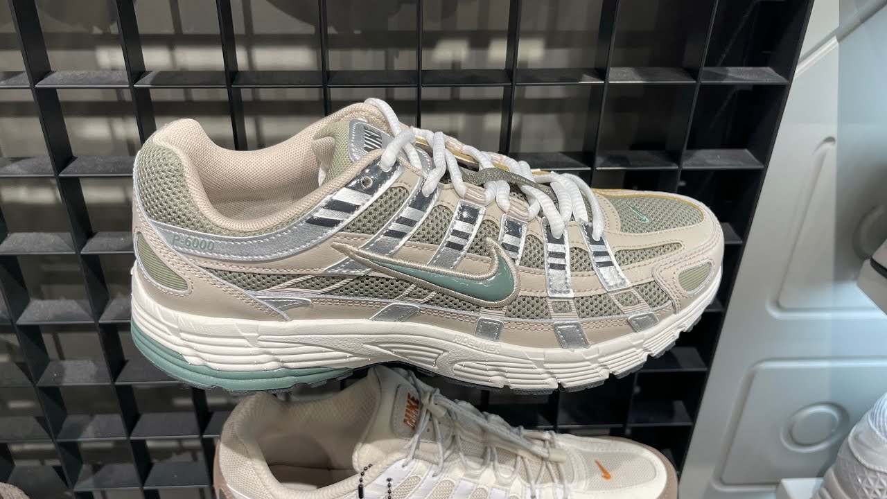 Nike P-6000 (Cream II/ Anthracite/ Metallic Silver/ Clay Green 