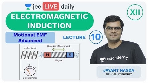 JEE Mains: Electromagnetic Induction - Lecture 10 | Unacademy JEE | IIT JEE Physics | Jayant Nagda