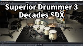 Toontrack Superior Drummer 3 Decades SDX All Drum Presets Demo