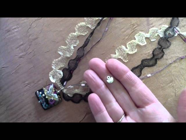 Ribbon Tie Necklace · How To Make A Ribbon Necklace · Jewelry