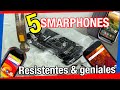 5 Celulares Actuales MÁS RESISTENTES que si son SMARPHONES / Retro Celulares & Más