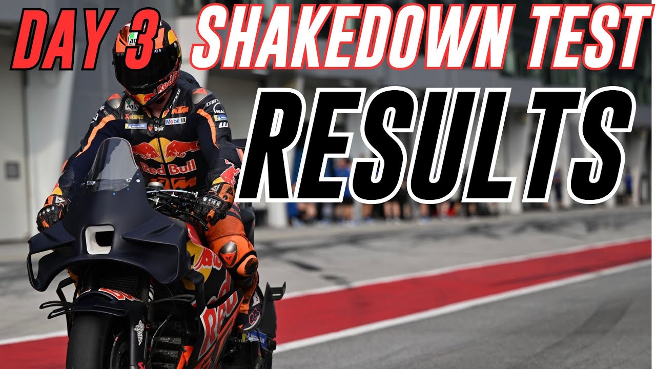 Sepang Shakedown Test Day 3 Results | Motogp News 2025 - YouTube