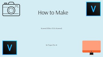 How To Make Scawed Effect (X Is Scawed) l Vegas Pro 18