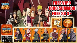 Học Viện Ninja Mobile Gameplay - Free VIP9 & Free SS S+ & 1000 Summon & 3 Giftcode Naruto Game screenshot 5