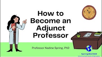 A Step by Step Guide to Becoming an Adjunct Professor