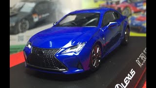 KYOSHO ORIGINAL 1/43 Lexus RC350 F SPORT Heat Blue Contrast Layering