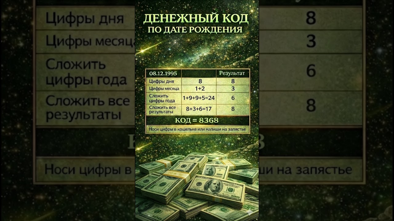 Денежный код: как включить финансовый рост 