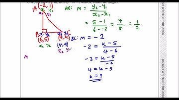 Edexcel Sample Paper 1H Question 25 - Perpendicular Lines and Finding the Equation of a Line