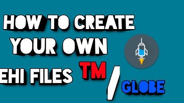 How to create your own Ehi files 2018