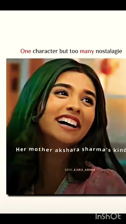 Abhira's one character but too many...😝💕#Yrkkh #Shorts #Subscribe 😭❤