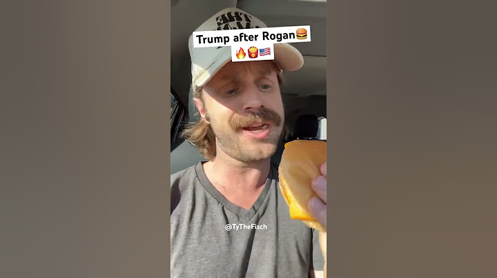 Trump after Joe Rogan! #trump #rogan #mcdonalds