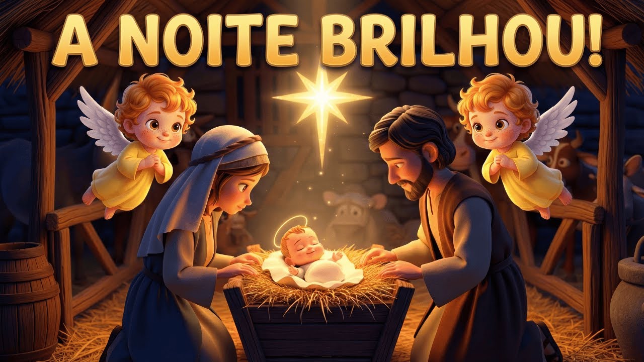 A Noite em que o Céu Brilhou: O Nascimento de Jesus | Música Gospel Infantil