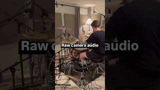 Raw camera audio #drums #drummer #studio #metal