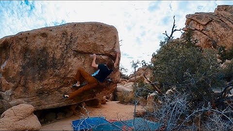 Joshua Tree Bouldering: Border Patrol (Yabo) V6*
