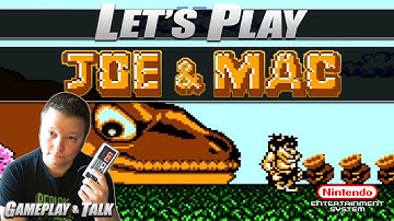 Joe & Mac - Full Playthrough (NES) | Let