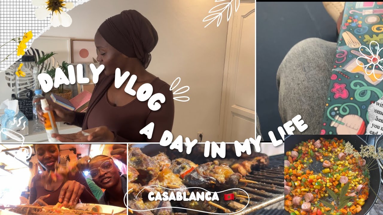 VLOG: DAY IN A LIFE AS A STUDENT IN MOROCCO | EATING ATTIEKE