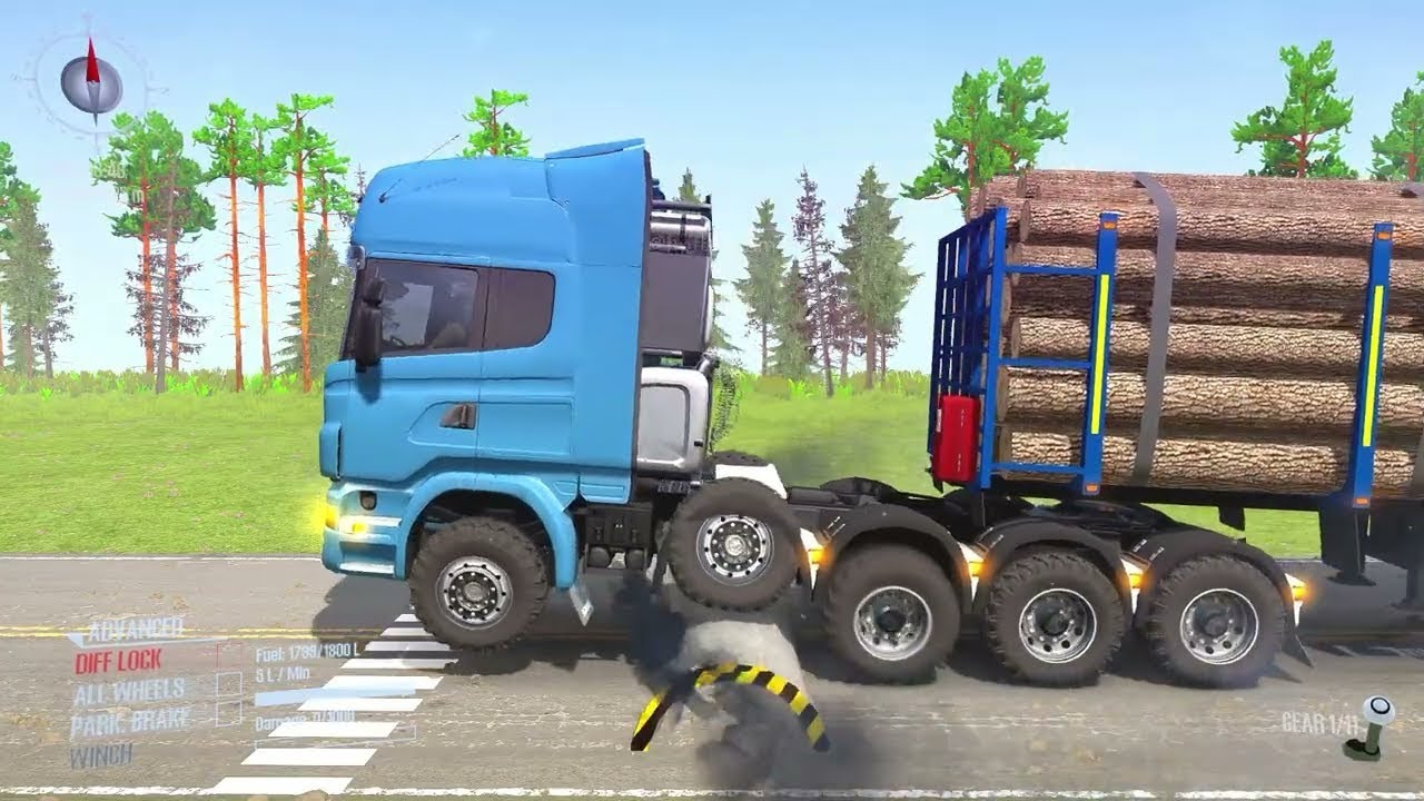 Spintires: Mudrunner Driver skills, Speed Bumps #19 #mudrunner #spintires 